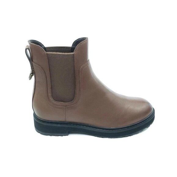 Cole Haan Greenwich Chelsea Boots Waterproof Round Toe Brown Leather Womens 6.5 - Picture 9 of 9
